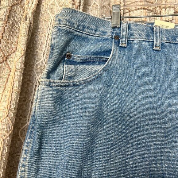 Wrangler Mens Size 44/30 Blue Jeans - Picture 2 of 7